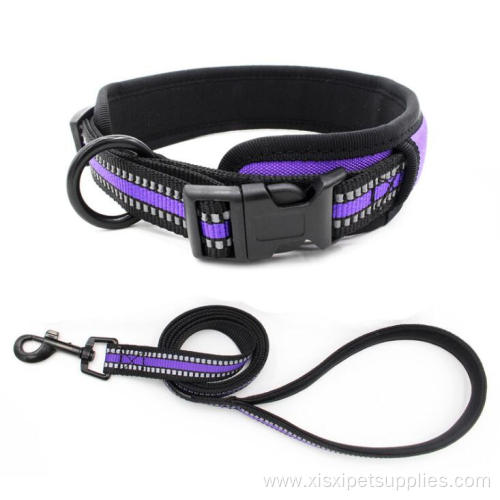 Hot Fast Deliver Reflective Neoprene Padded Dog Collar